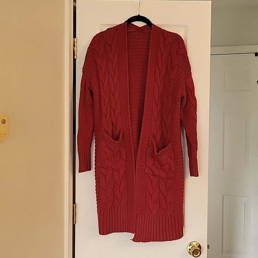 Chunky Cable Knit Cardigan